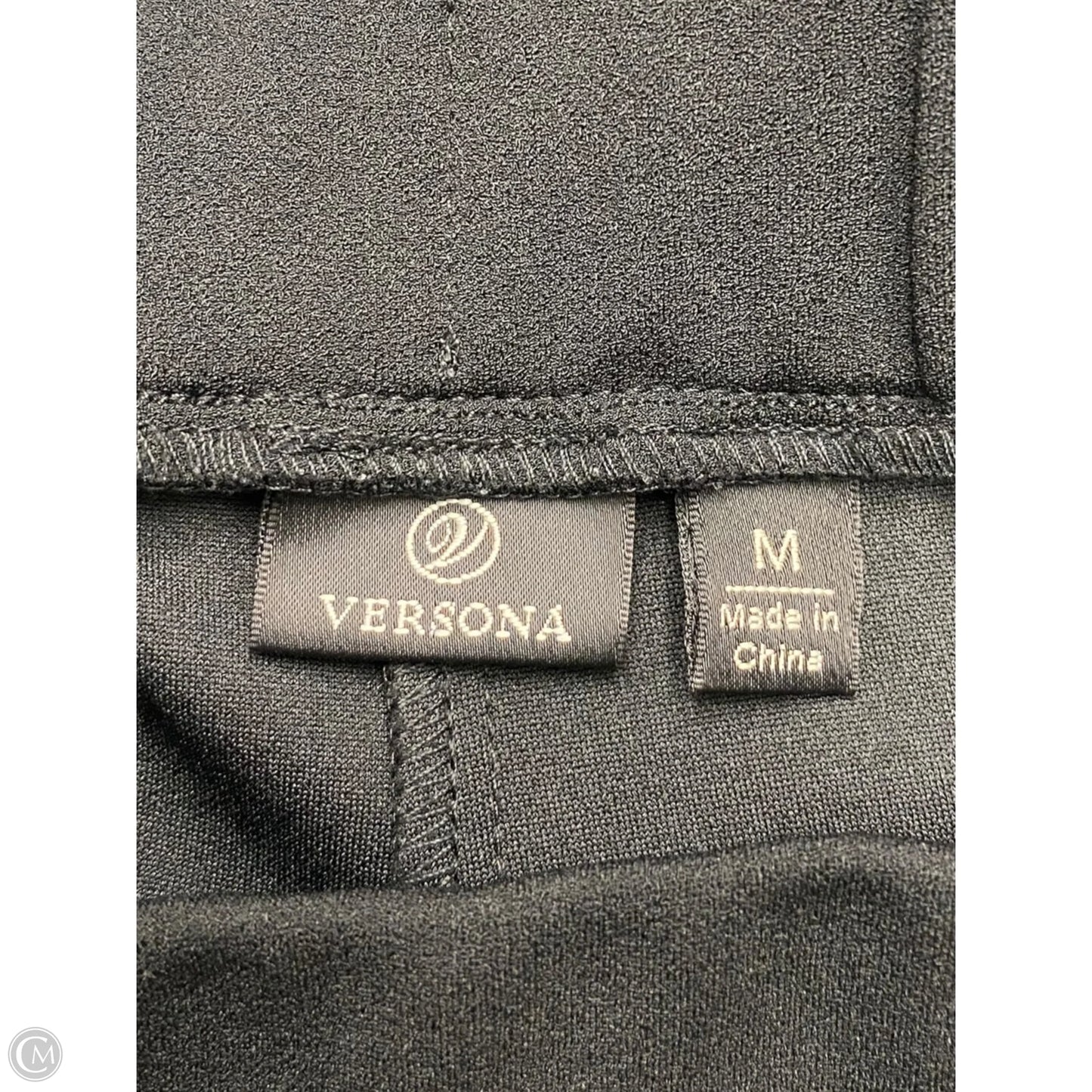 Pants Dress By Versona In Black, Size: M