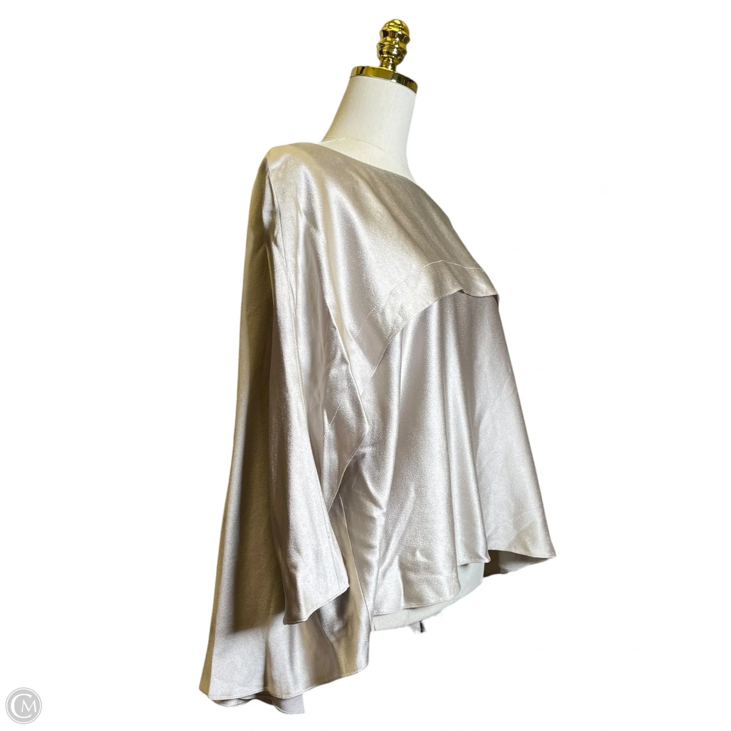 Top Long Sleeve Luxury Designer By Lanvin In Beige, Size: Xl
