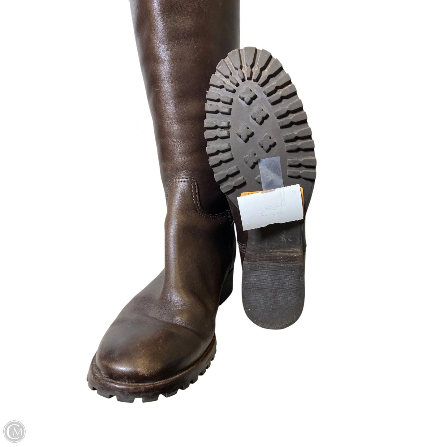 Boots Designer By Tory Burch In Brown, Size: 8.5