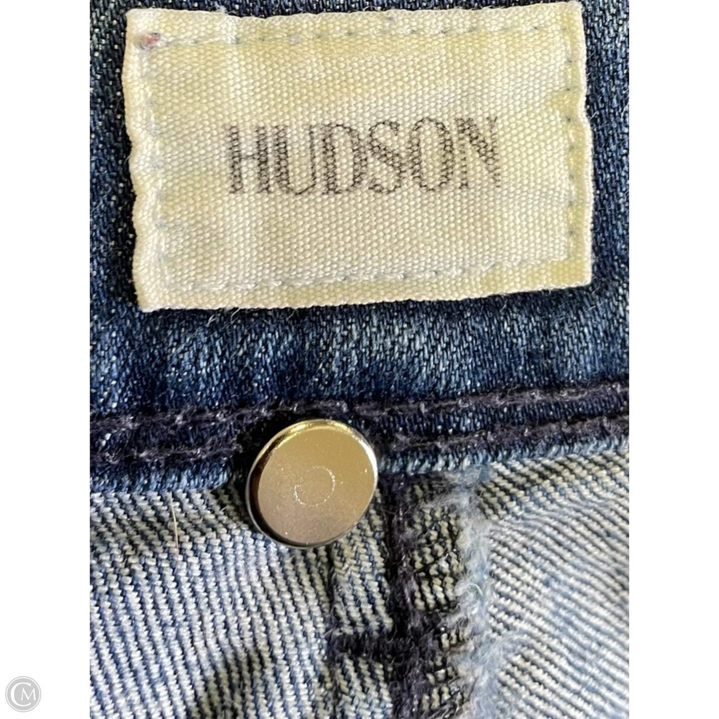 Jeans Skinny By Hudson In Blue Denim, Size: 8