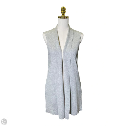 Vest Sweater By Ann Taylor In Grey, Size: S