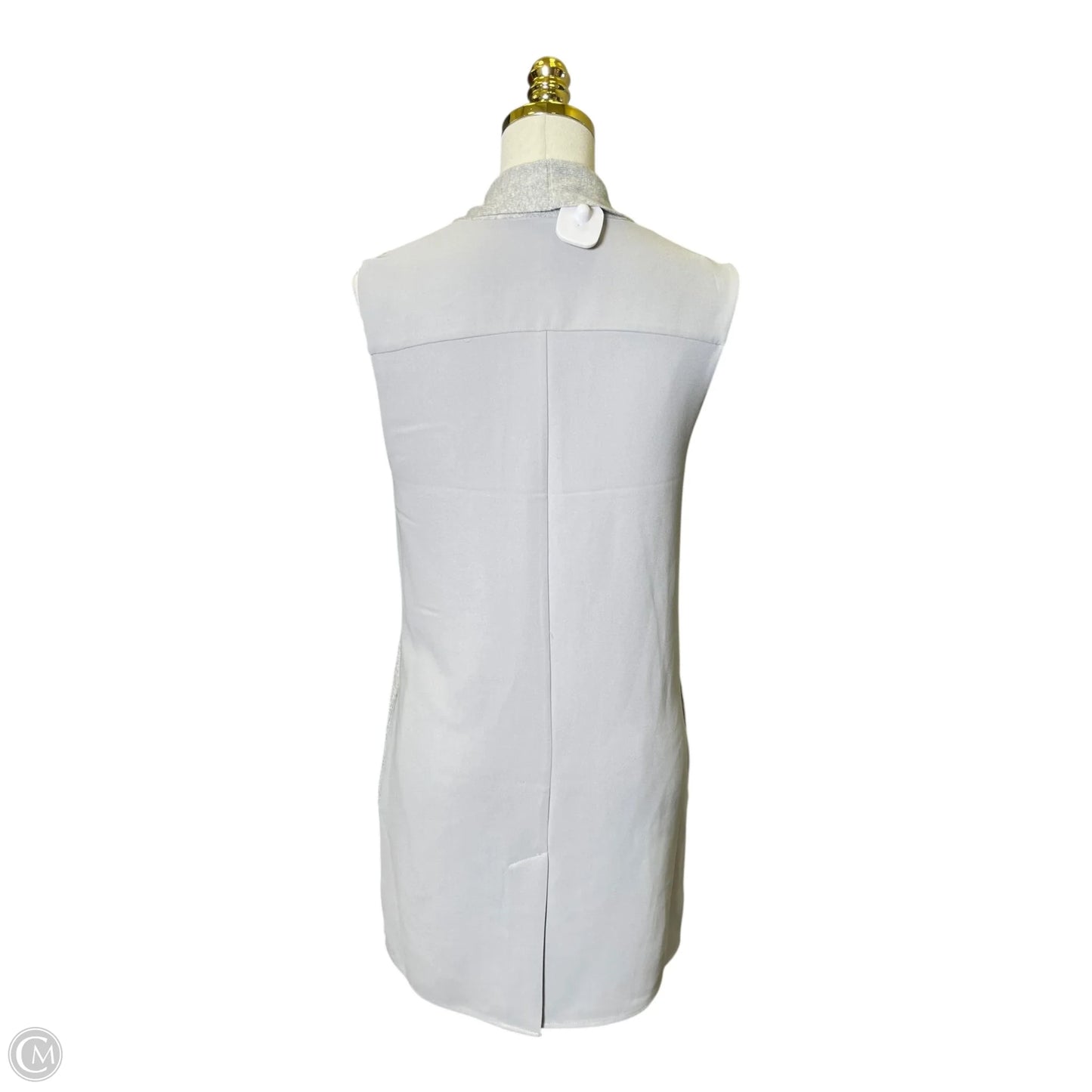 Vest Sweater By Ann Taylor In Grey, Size: S