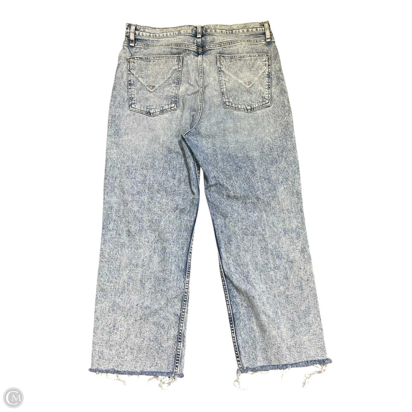 Jeans Wide Leg By Hudson In Blue Denim, Size: 16