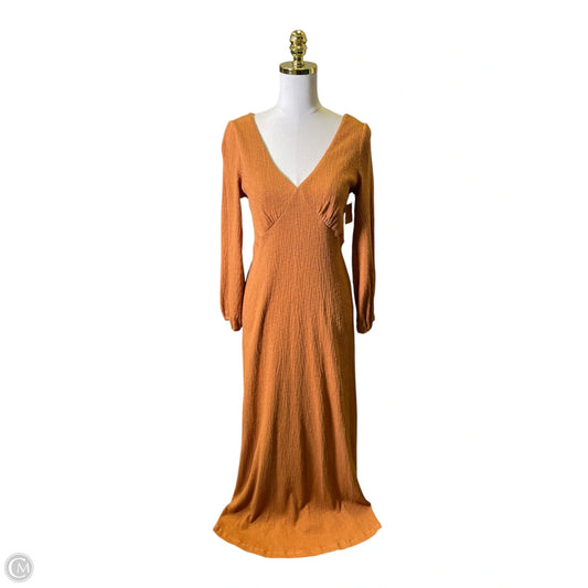 Dress Casual Maxi By Clothes Mentor In Orange, Size: M
