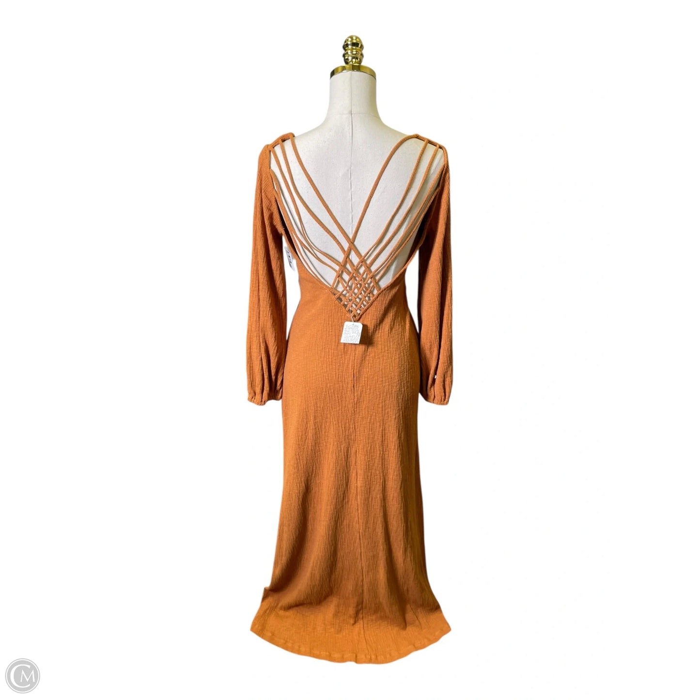 Dress Casual Maxi By Clothes Mentor In Orange, Size: M