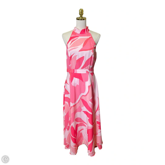 Dress Casual Maxi By Tahari In Pink, Size: M