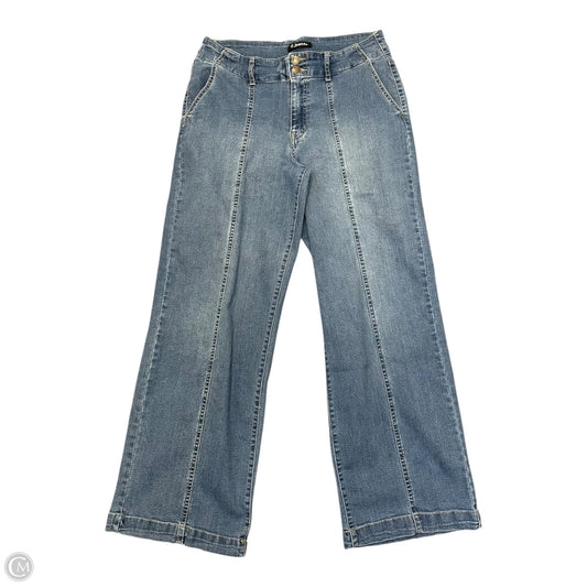 Jeans Wide Leg By D Jeans In Blue Denim, Size: 10