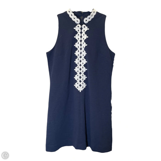 Dress Designer By Lilly Pulitzer In Blue & White, Size: Xl