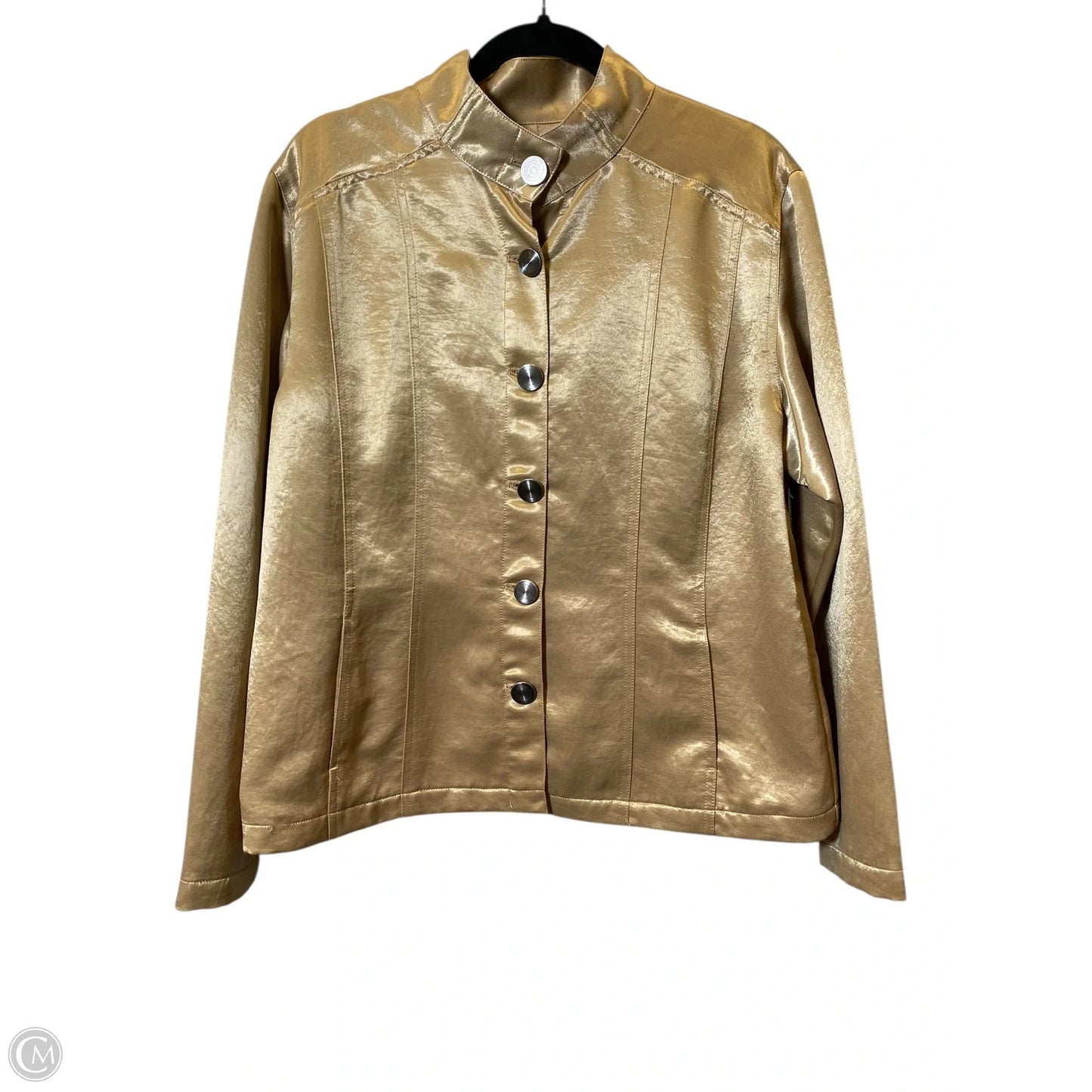 Jacket Other By Chicos In Gold, Size: Xl