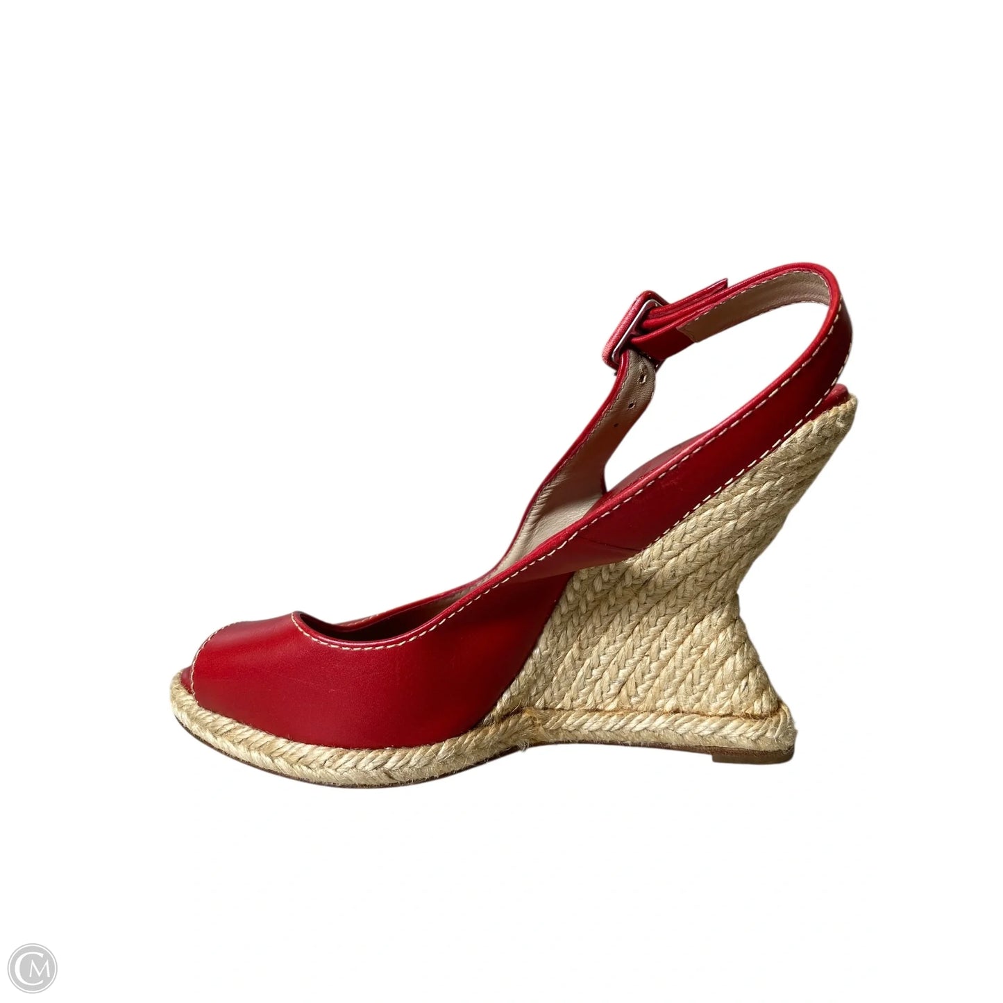 Shoes Luxury Designer By Christian Louboutin In Red, Size: 7.5