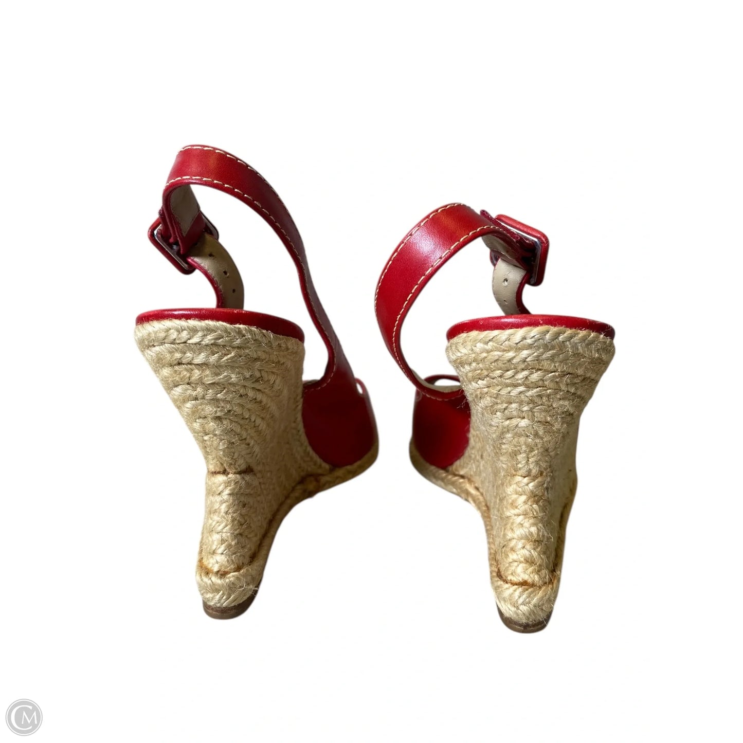 Shoes Luxury Designer By Christian Louboutin In Red, Size: 7.5