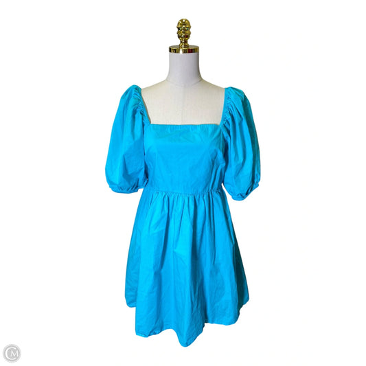Dress Casual Midi By A New Day In Blue, Size: M