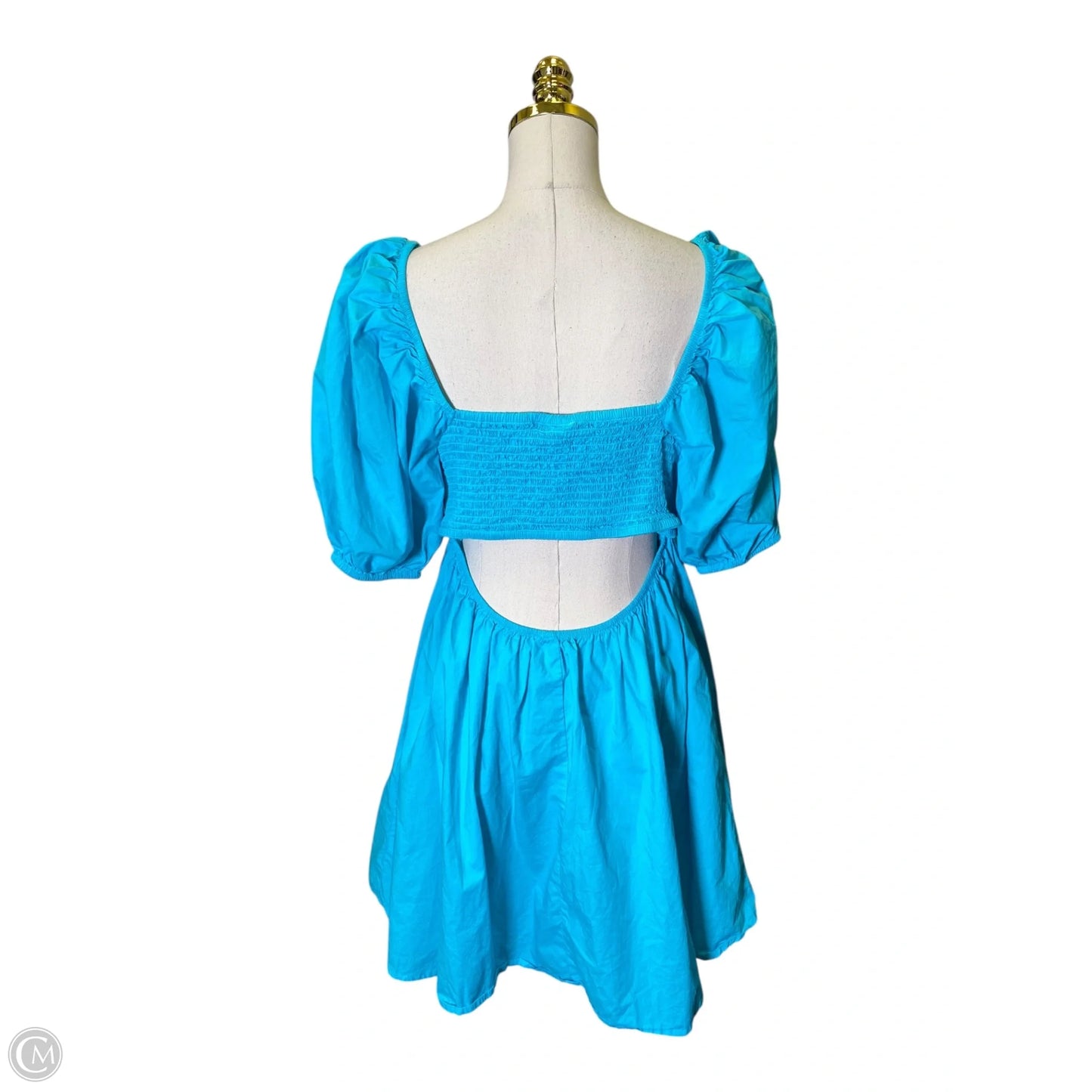 Dress Casual Midi By A New Day In Blue, Size: M