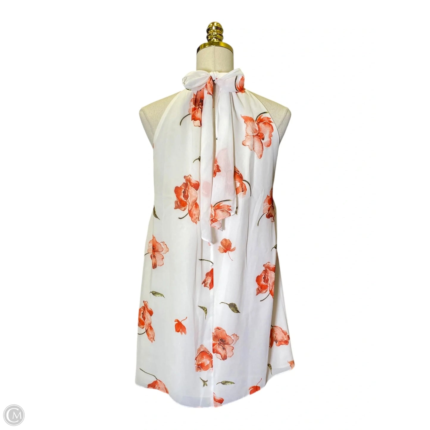 Dress Casual Midi By Haute Hippie In Orange & White, Size: M