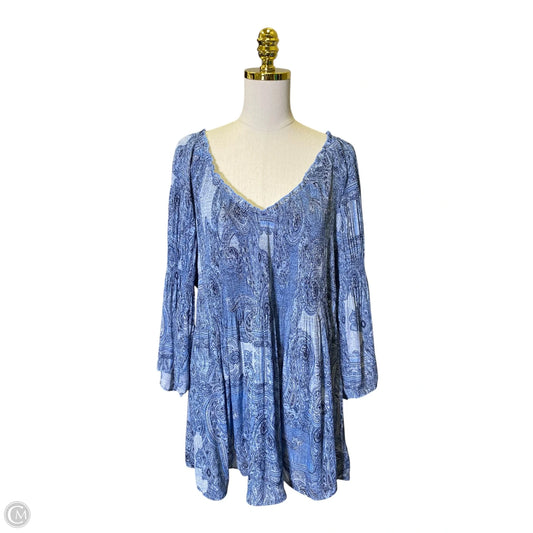 Dress Casual Midi By Clothes Mentor In Blue, Size: 3x