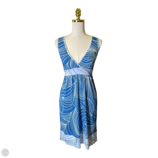 Dress Casual Midi By Clothes Mentor In Blue, Size: Xs