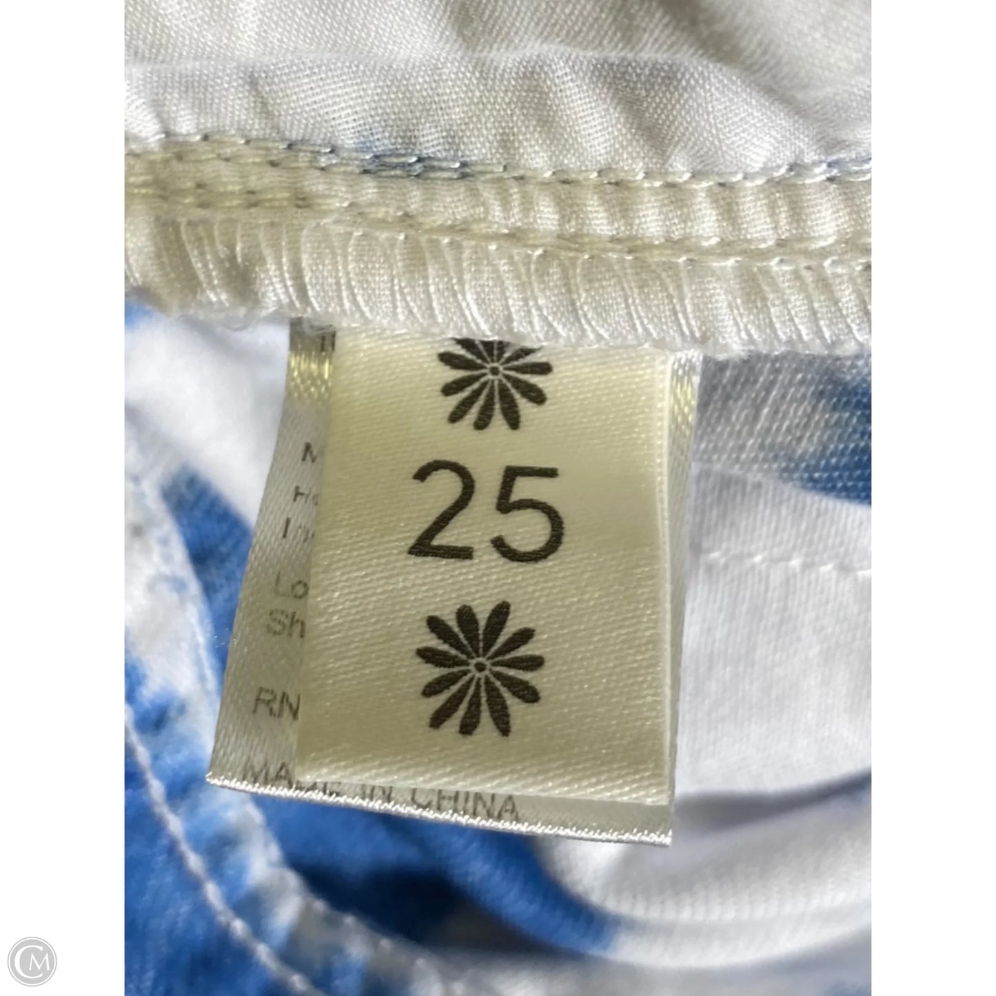 Shorts By Mumu In Blue & White, Size: 2