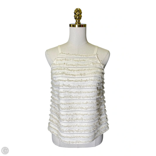 Top Sleeveless By Anthropologie In Cream, Size: Xs