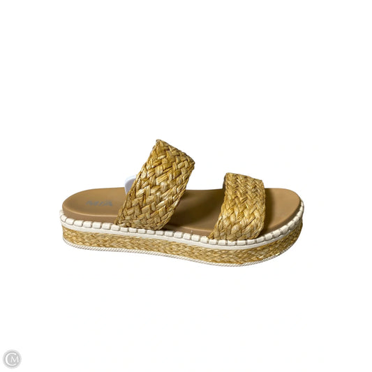 Shoes Flats By Mia In Beige, Size: 8