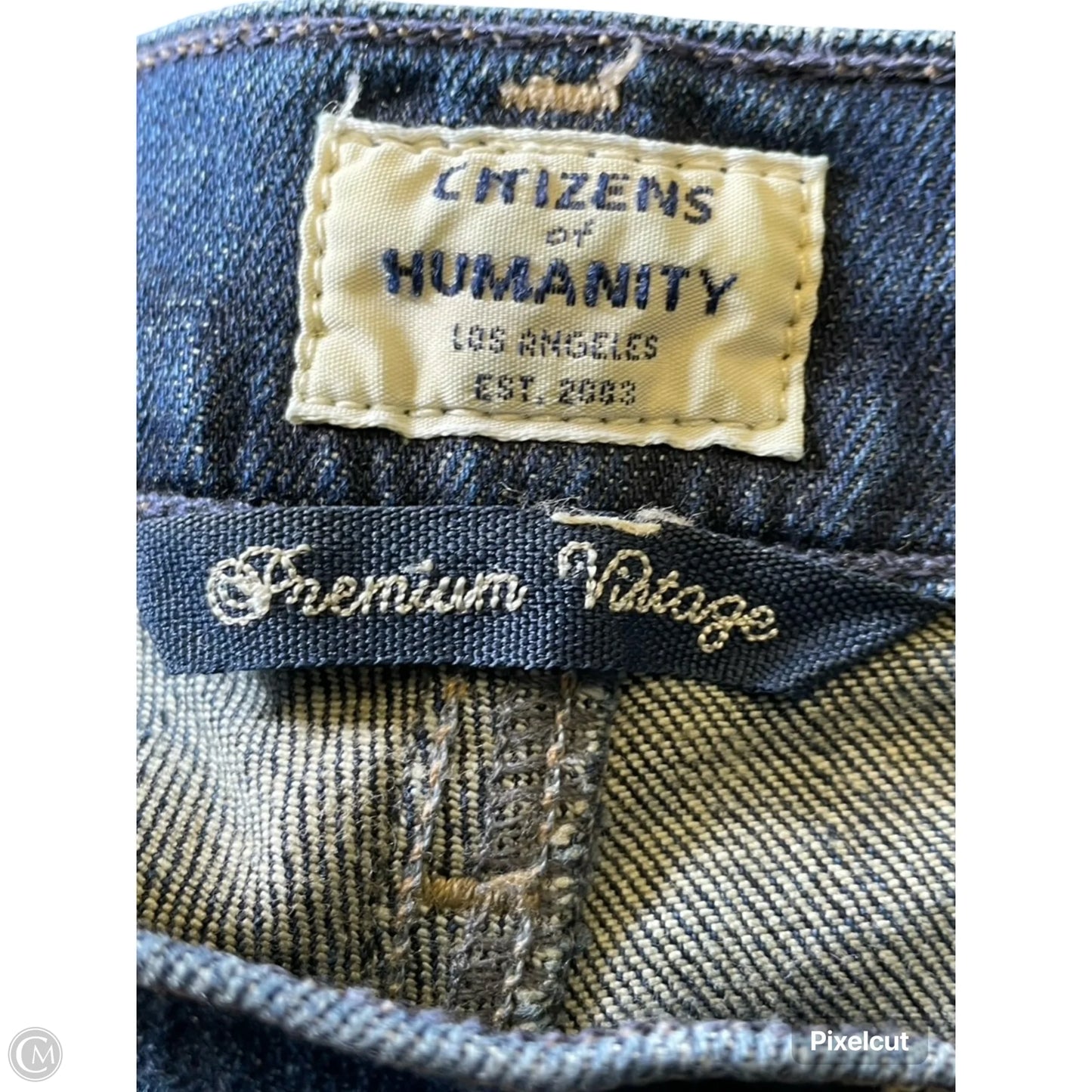 Jeans Boot Cut By Citizens Of Humanity In Blue Denim, Size: 4