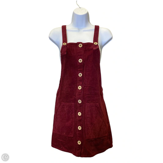 Dress Casual Midi By Forever In Maroon, Size: M