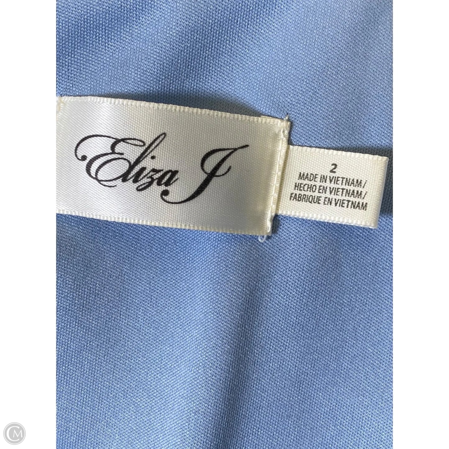 Dress Casual Midi By Eliza J In Blue, Size: Xs