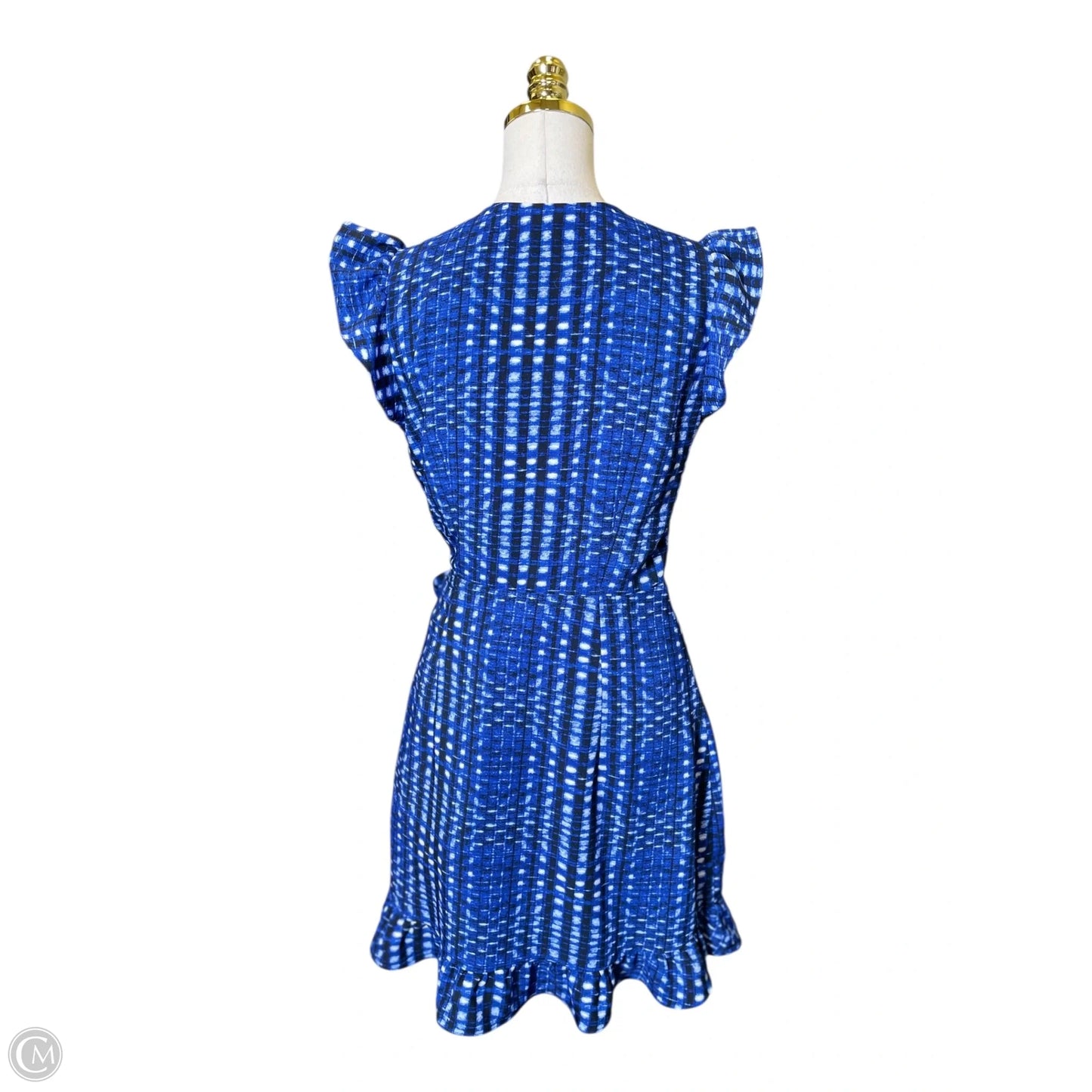 Dress Casual Midi By Loft In Blue, Size: Xs