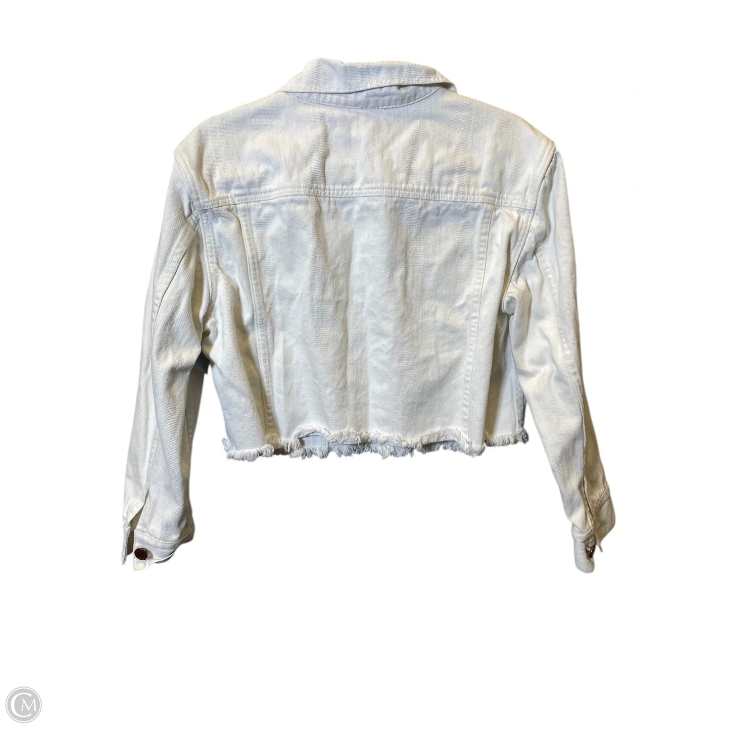 Jacket Designer By Alice + Olivia In White, Size: L