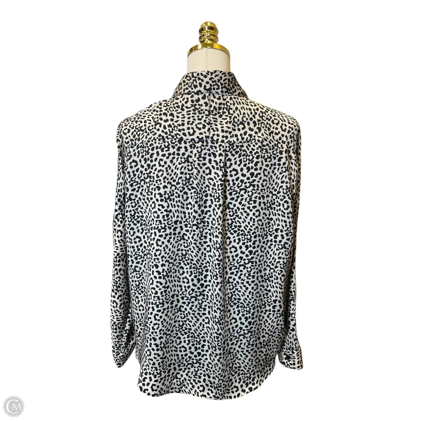 Top Long Sleeve By Express In Animal Print, Size: S