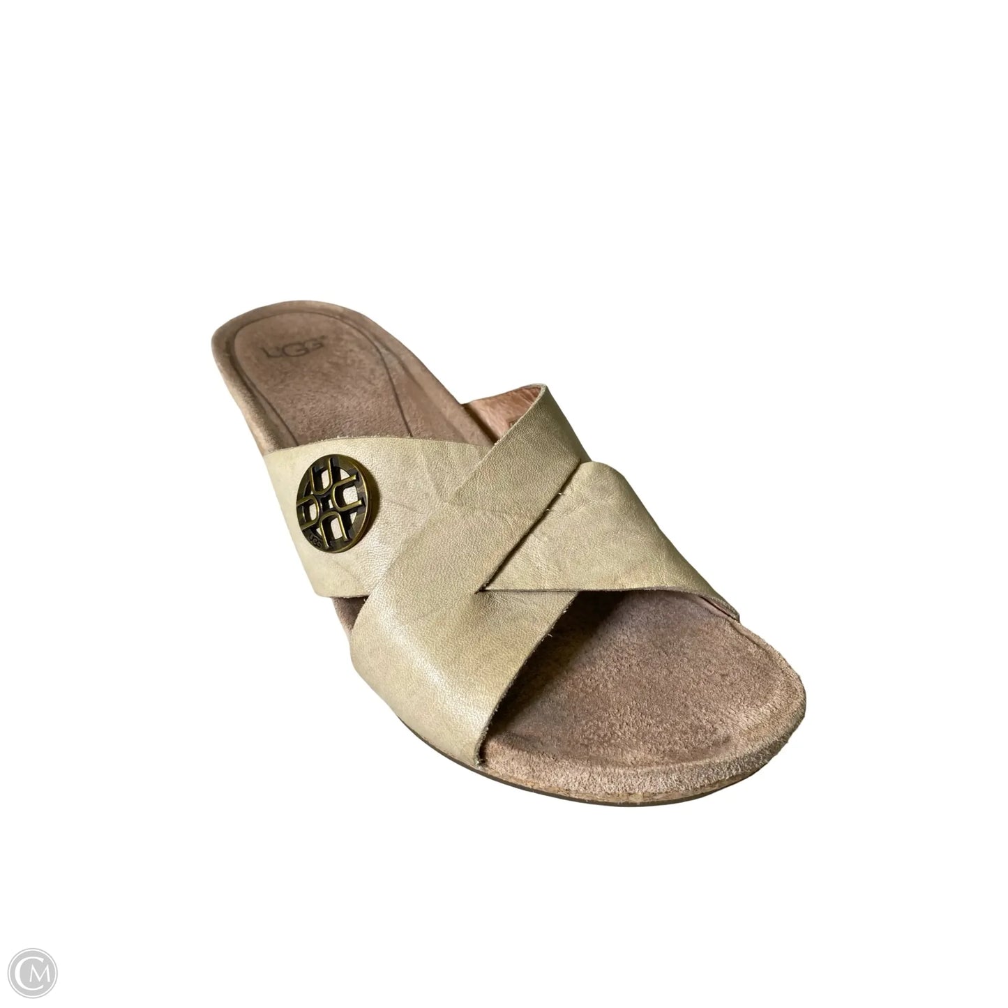 Shoes Designer By Ugg In Beige, Size: 6.5