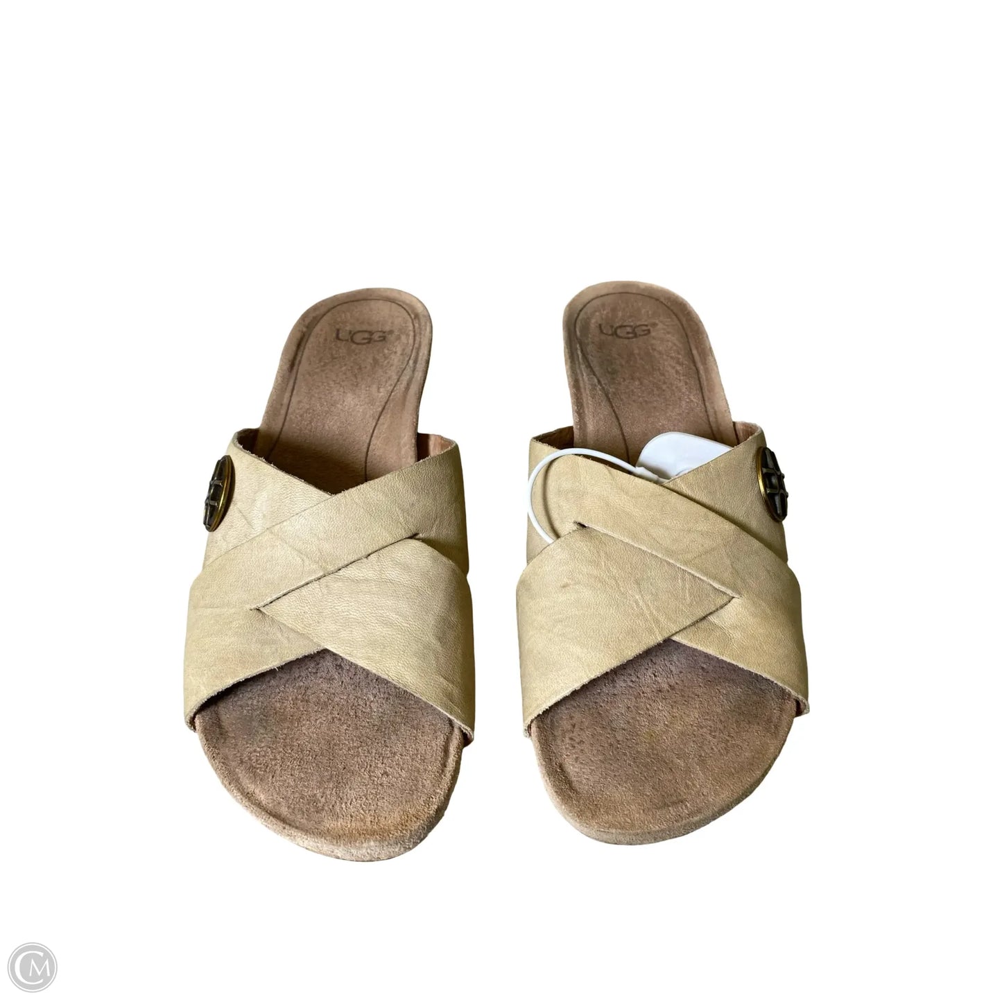 Shoes Designer By Ugg In Beige, Size: 6.5