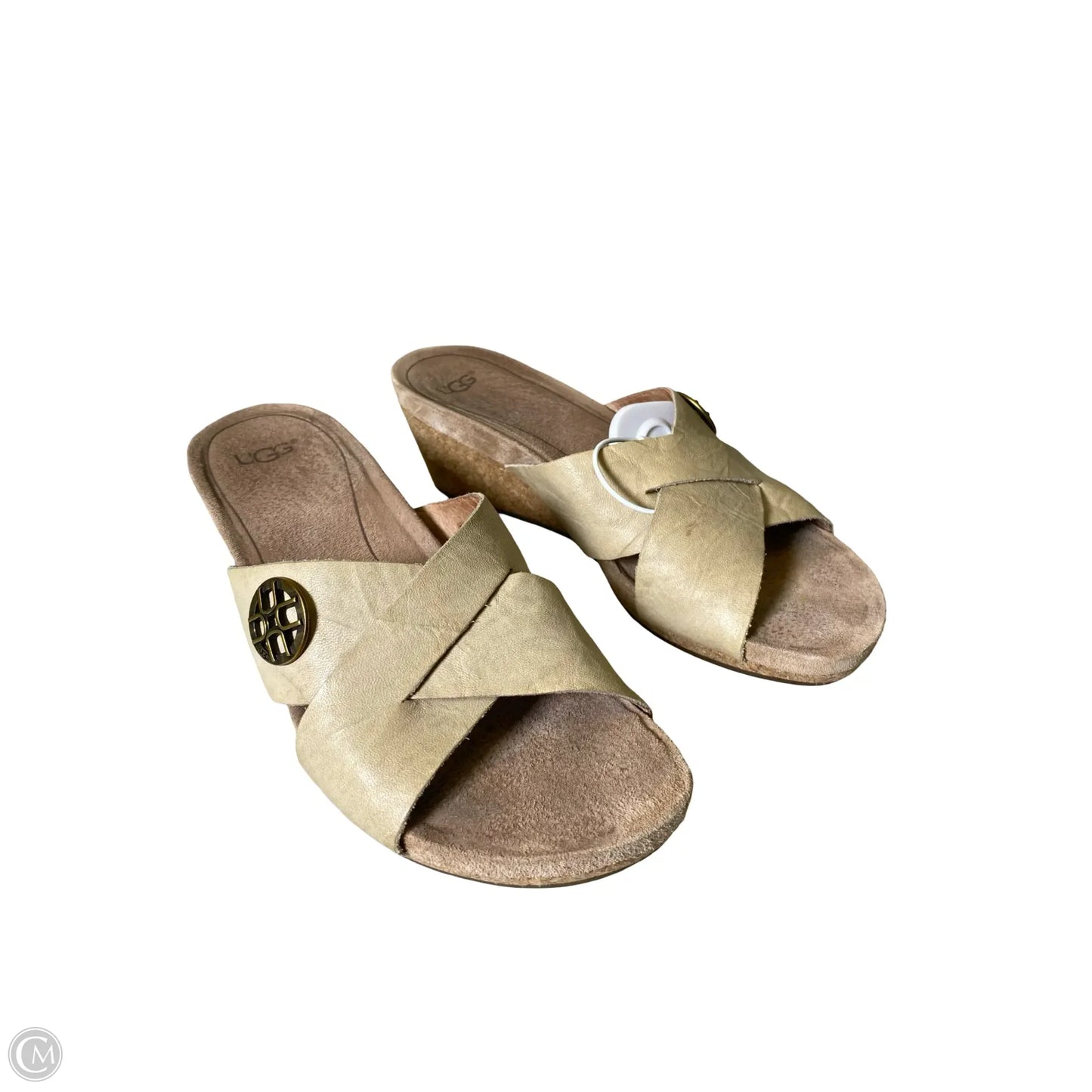Shoes Designer By Ugg In Beige, Size: 6.5
