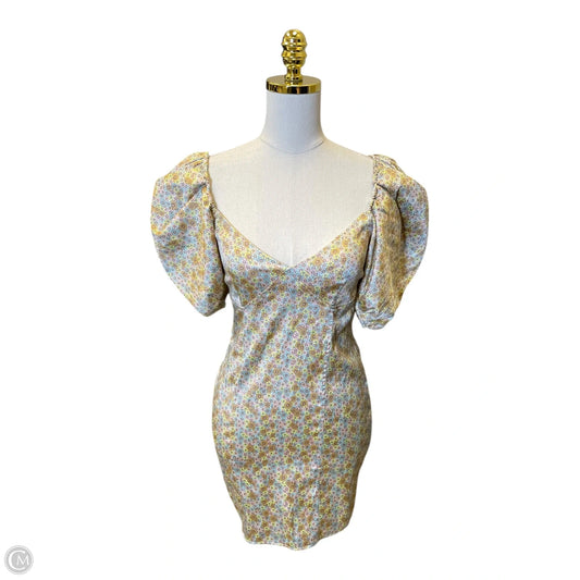 Dress Casual Midi By Zara In Multi-colored, Size: L