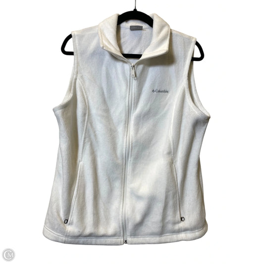 Vest Faux Fur & Sherpa By Columbia In White, Size: Xl