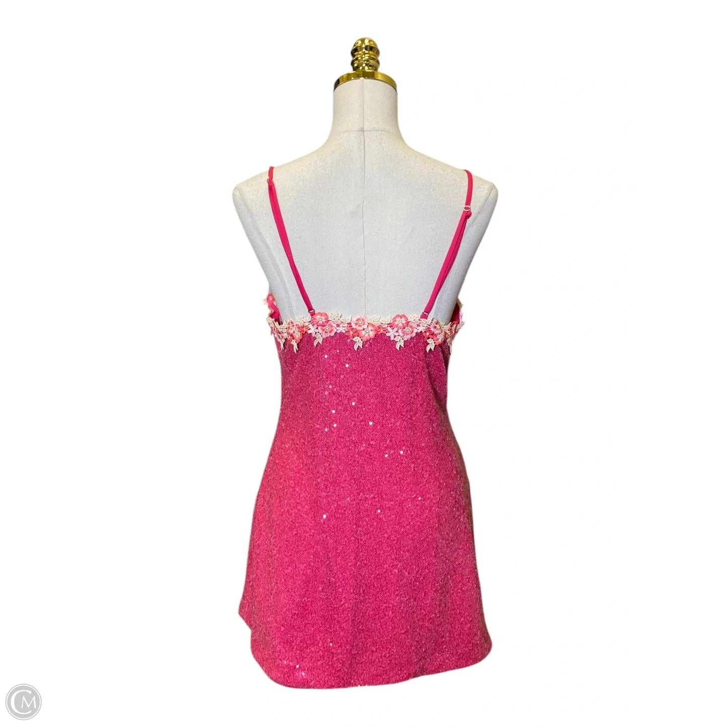 Dress Casual Midi By Hello Molly In Pink, Size: Xl