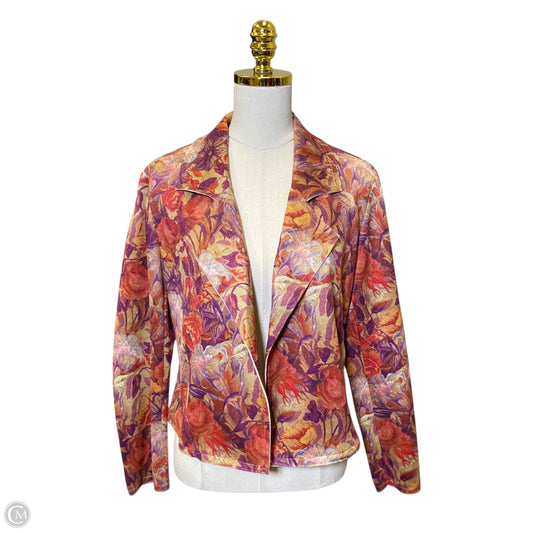 Jacket Other By Chicos In Multi-colored, Size: M