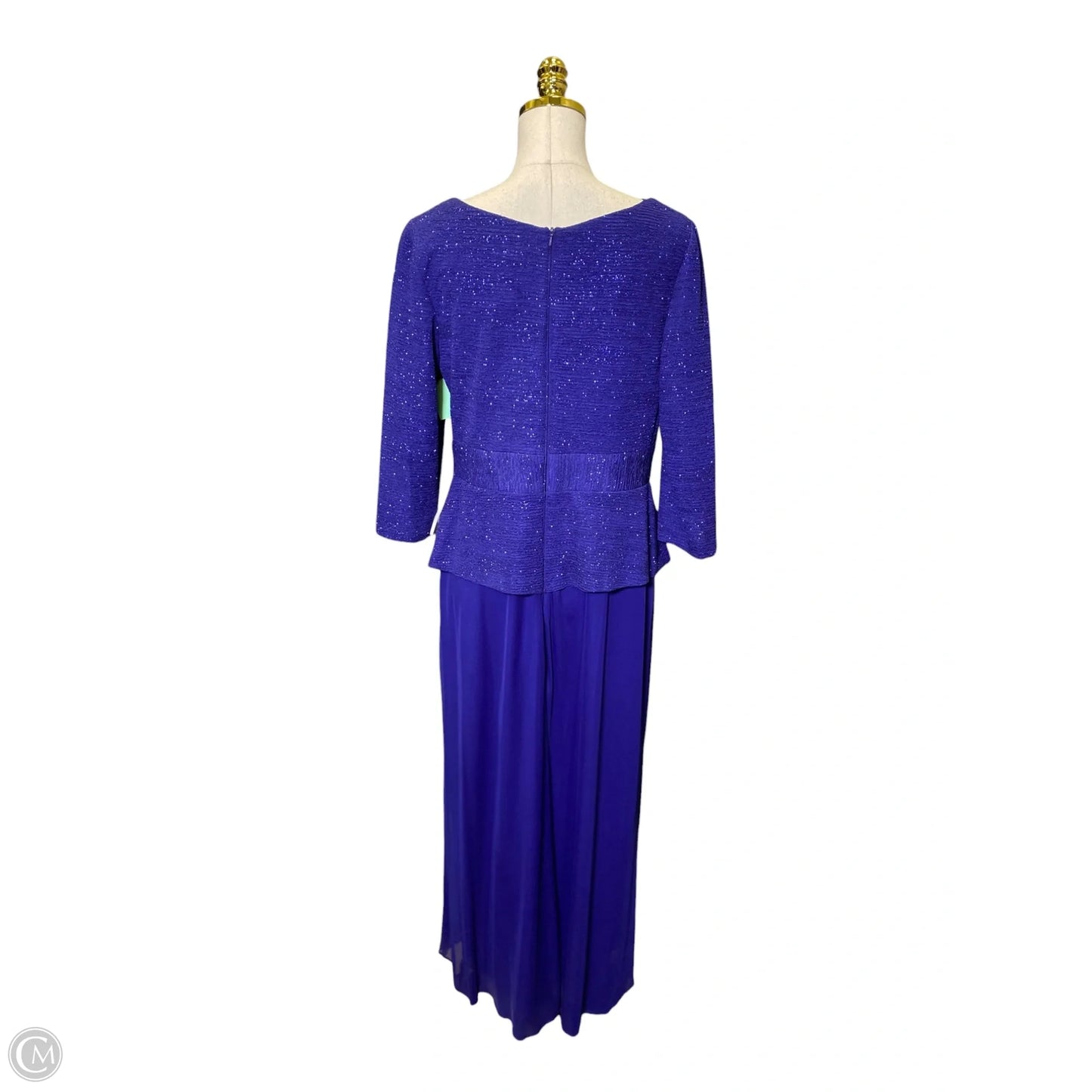Dress Casual Maxi By Alex Evenings In Purple, Size: M