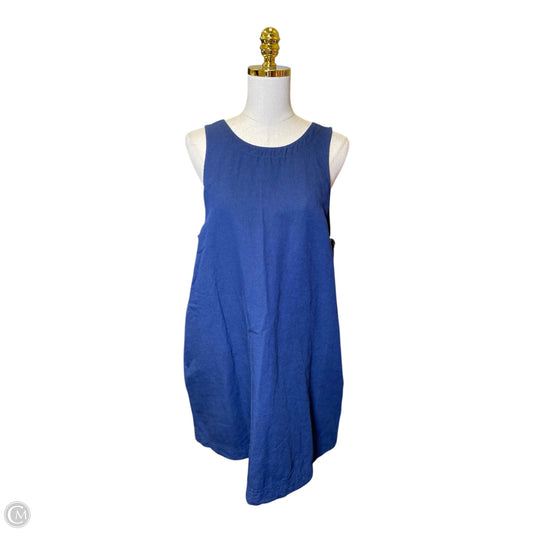 Dress Casual Midi By Madewell In Blue, Size: Xl