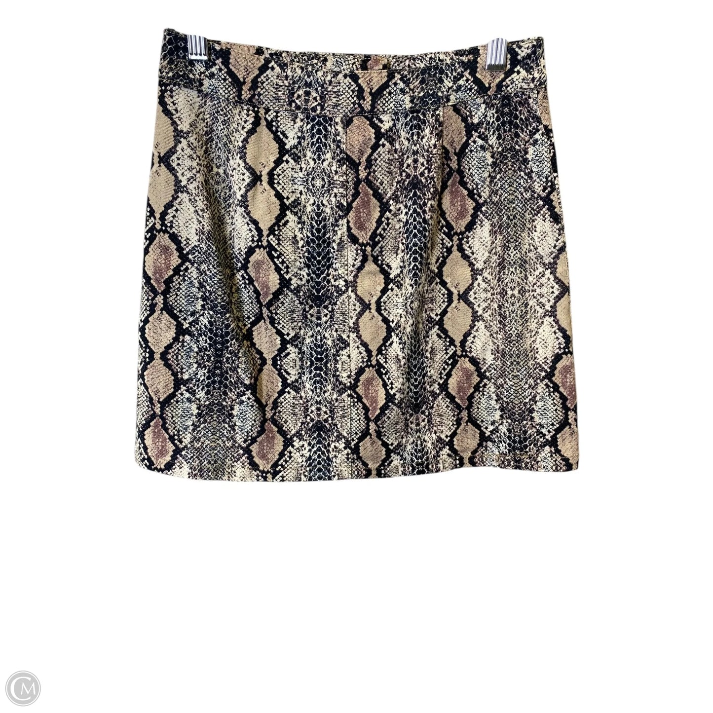 Skirt Mini & Short By Altard State In Snakeskin Print, Size: S