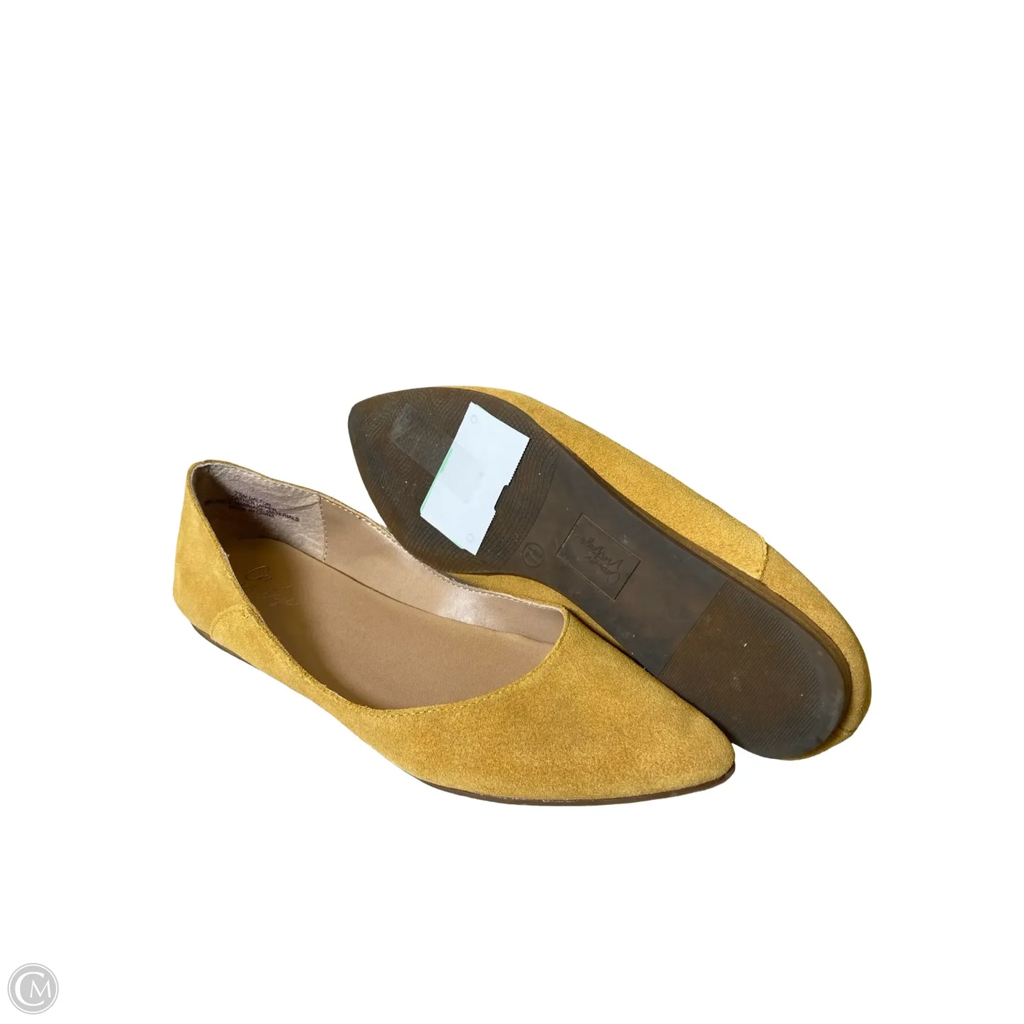 Shoes Flats By Crown Vintage In Yellow, Size: 7.5