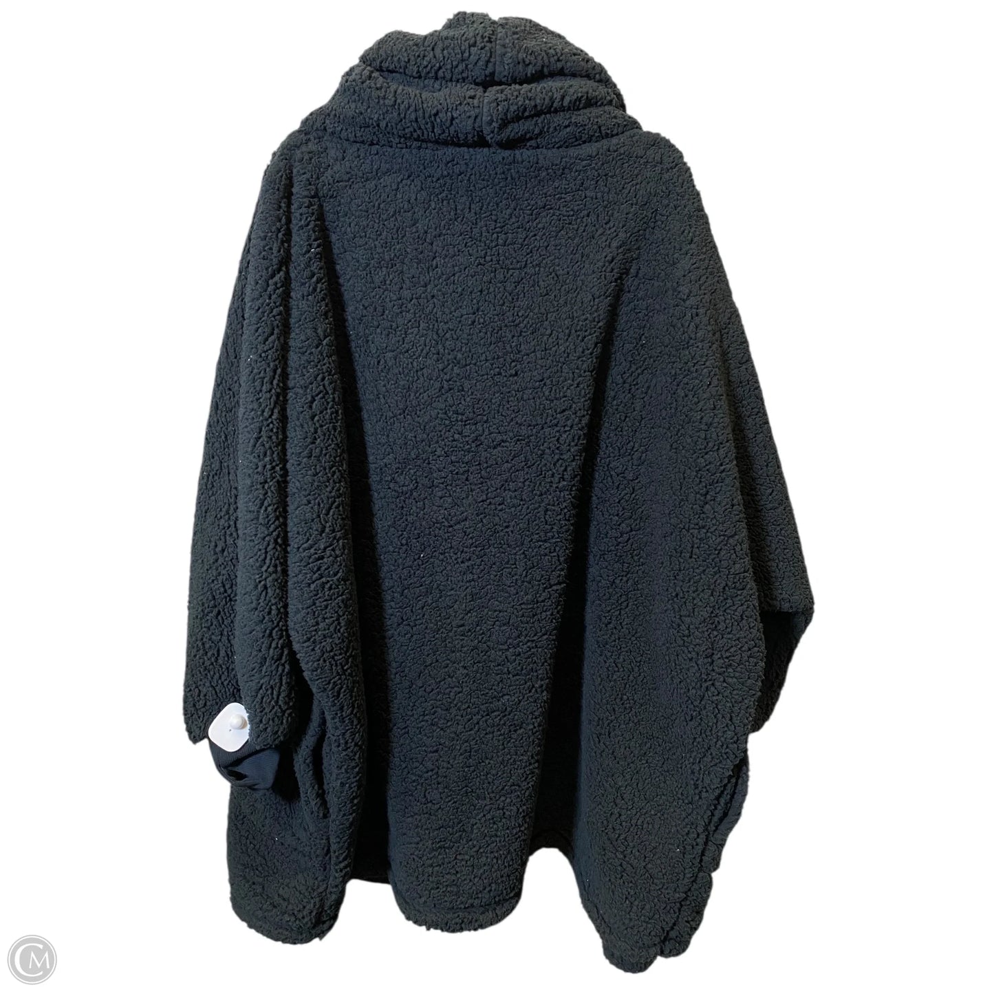 Jacket Faux Fur & Sherpa By Clothes Mentor In Black, Size: 2x