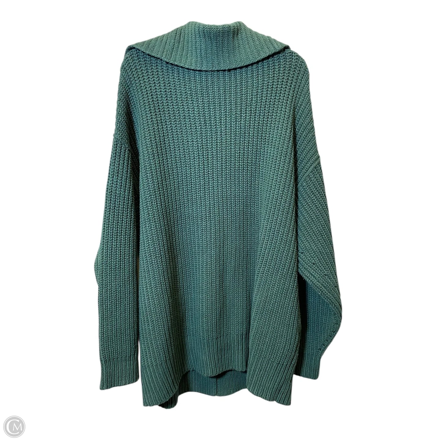 Sweater Cardigan By Free People In Green, Size: L