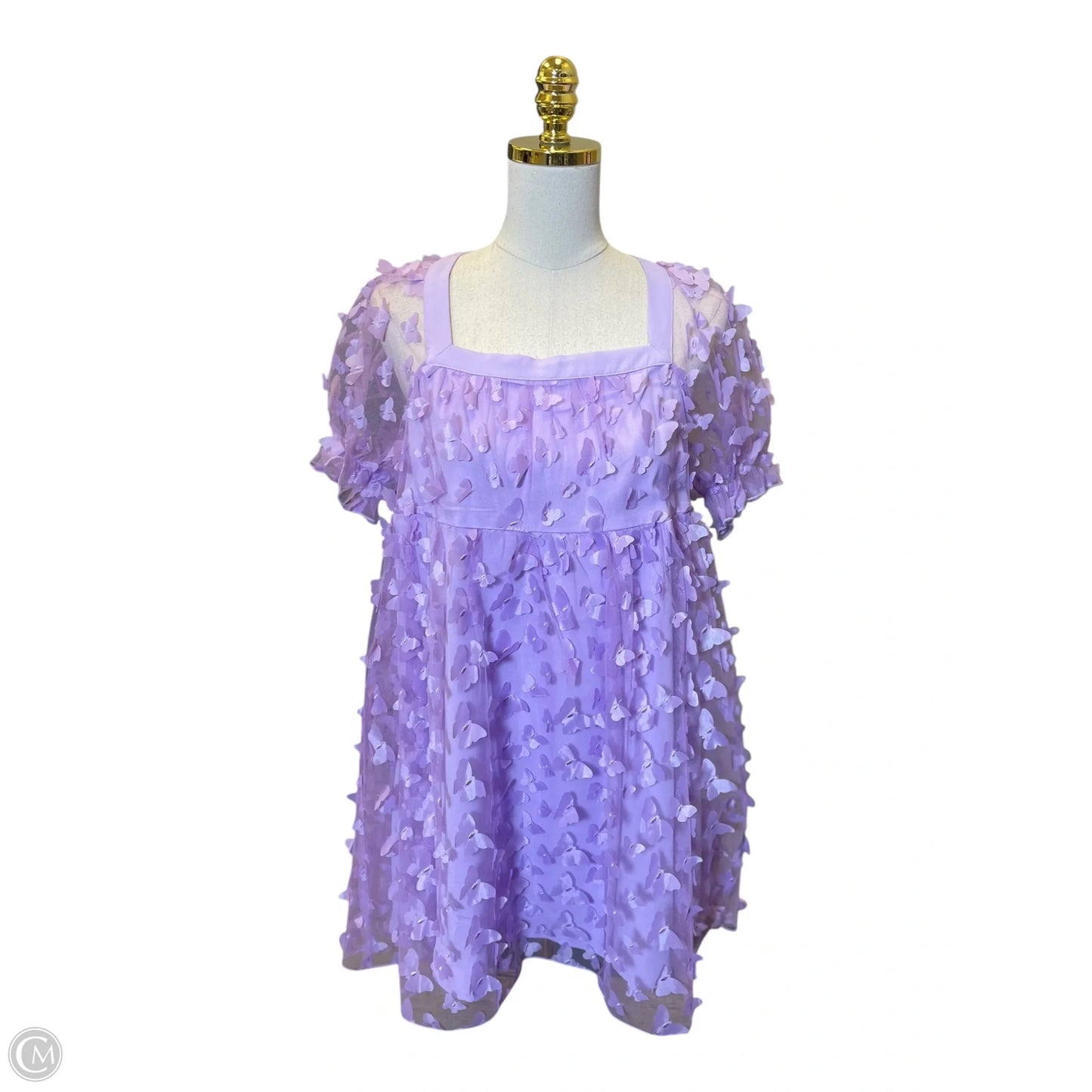 Dress Casual Midi By Entro In Purple, Size: S