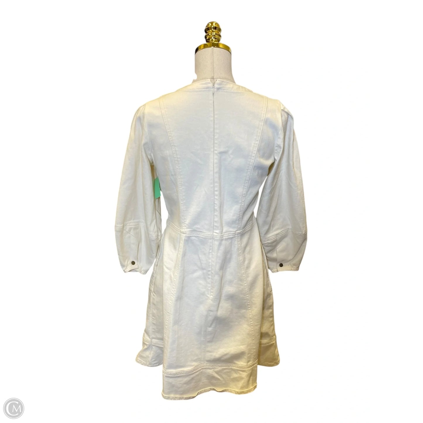 Dress Casual Midi By Loft In Cream, Size: S