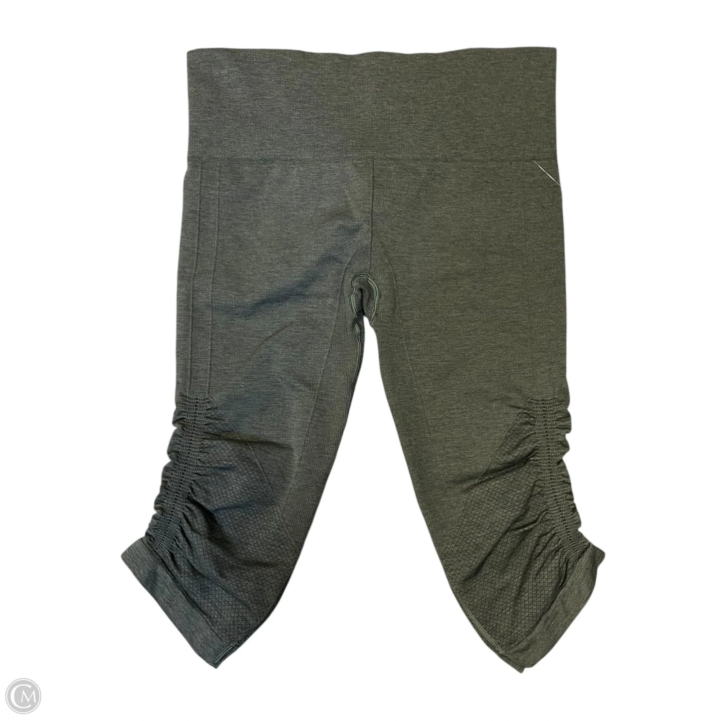 Athletic Capris By Lululemon In Green, Size: Xs