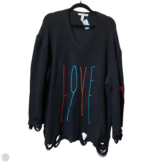 Sweater By Peace Love World In Black, Size: Xl