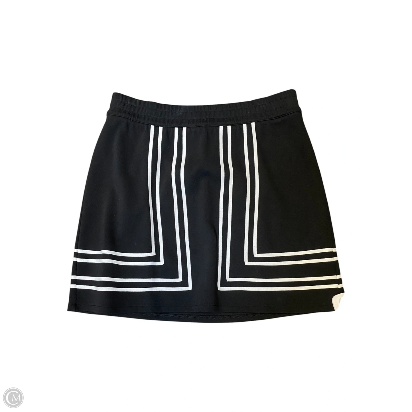 Skirt Midi By Talbots In Black & White, Size: M
