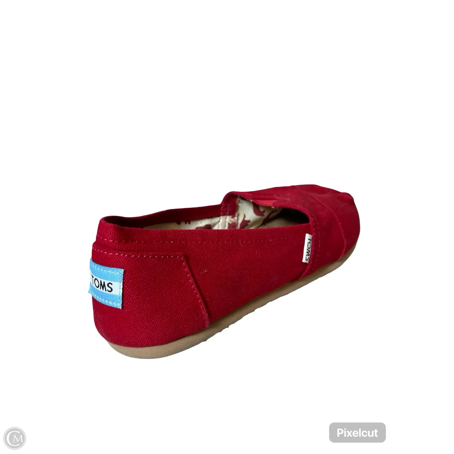 Shoes Flats By Toms In Red, Size: 9.5