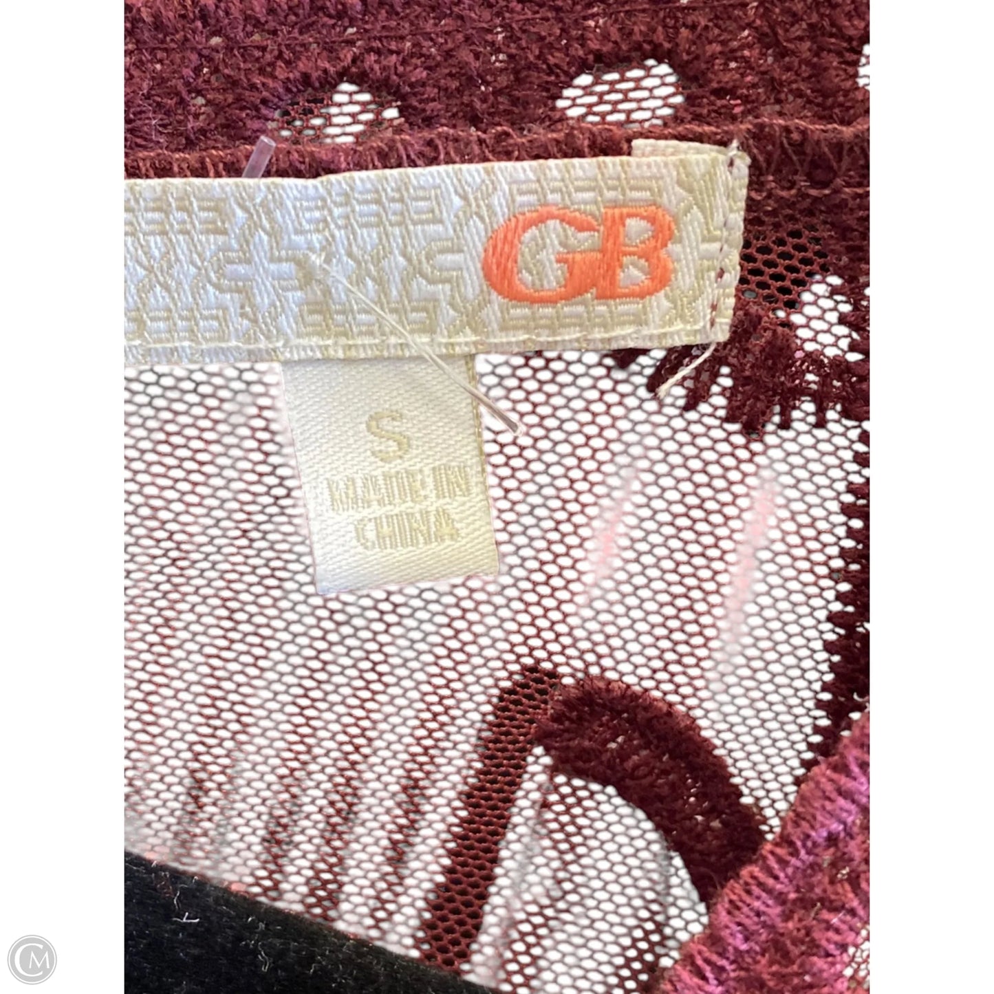 Dress Casual Maxi By Gb In Maroon, Size: S