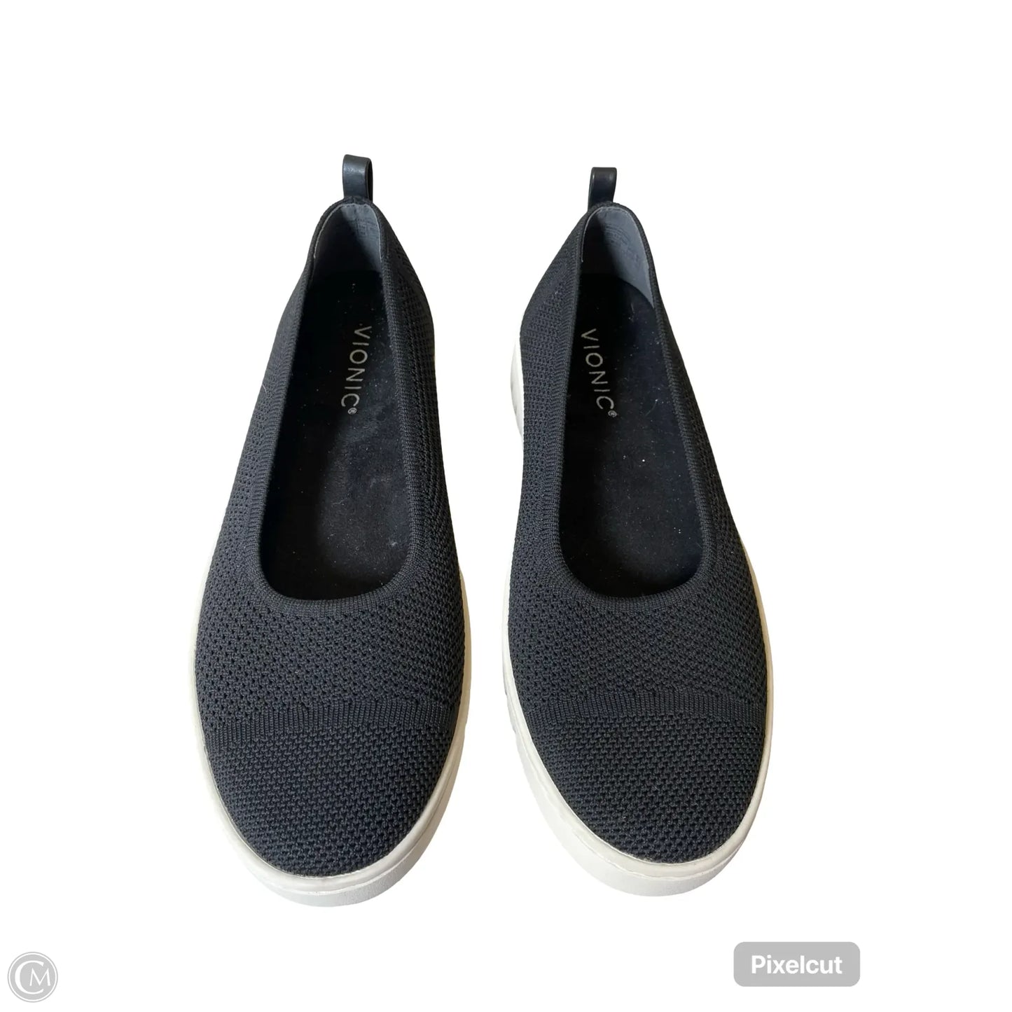 Shoes Flats By Vionic In Black & Cream, Size: 7.5